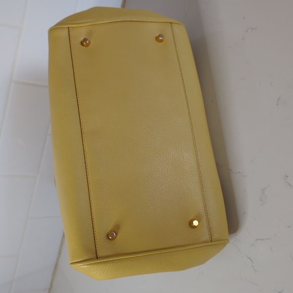 Prada Madras Cerneria yellow handbag - Picture 8 of 14